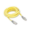 CAT5e Crossover Patch Cable RJ45 Connectors 10 ft. Yellow