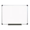 Porcelain Value Dry Erase Board 36 x 48 White Aluminum Frame