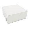 Bakery Boxes White Paperboard 7 x 7 x 3 250 Carton