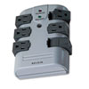 Pivot Plug Surge Protector 6 Outlets 1080 Joules Gray
