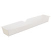Hot Dog Tray White 10 1 4 x 1 1 2 x 1 1 4 Paperboard 500 Carton