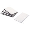 Business Card Magnets 3 1 2 x 2 White Adhesive Coated 25 Pack