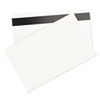 SICURIX Blank ID Card with Magnetic Strip 2 1 8 x 3 3 8 White 100 Pack