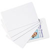 SICURIX Blank ID Card 2 1 8 x 3 3 8 White 100 Pack