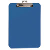 Unbreakable Recycled Clipboard 1 4 quot; Capacity 8 1 2 x 11 Blue