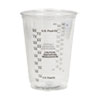 Plastic Medical and Dental Cups, 10 oz, Clear, Graduated, 50/Bag, 20 Bags/Carton