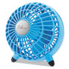 Chillout USB AC Adapter Personal Fan Teal 6 quot;Diameter 1 Speed