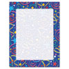 Design Suite Paper 24 lbs. Star Confetti 8 1 2 x 11 Royal Blue 100 Pack
