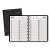 Two Person Group Daily Appointment Book 8 x 10 7 8 Black 2017