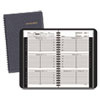 Weekly Appointment Book Ruled for Hourly Appointments 4 7 8 x 8 Black 2017