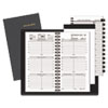 Compact Weekly Appointment Book 3 1 4 x 6 1 4 Black 2017