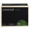 UNIVERSAL OFFICE PRODUCTS UNV28073 Recycled Self-Stick Note Pads, Lined, 4 x 6, Yellow, 100-Sheet, 12/Pack
