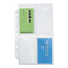 Business Card Holders for Looseleaf Planners 5 1 2 x 8 1 2 5 Pack