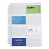Business Card Holders for Looseleaf Planners 8 1 2 x 11 5 Pack