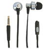 400 Series Earbuds 4 ft Cord Black Silver