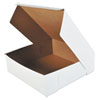 Bakery Boxes White Paperboard 16 x 16 x 5 50 Carton