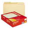 Double-Ply Top Tab Manila File Folders, 1/3-Cut Tabs: Assorted, Letter Size, 0.75" Expansion, Manila, 100/Box