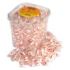 Candy Tubs Peppermint Puffs 44oz Resealable Plastic Tub