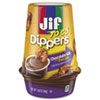 Dippers Chocolate Silk w Pretzels 1.69 oz Cup 8 Carton