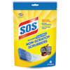 Non Scratch Soap Scrubbers Blue 4 Pack 6 Packs Carton