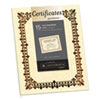 Foil Enhanced Parchment Certificate Ivory w Bronze Foil 8 1 2 x 11 15 Pack