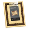Foil Enhanced Parchment Certificate Brown w Brown Gold Foil 8 1 2 x 11 15 PK