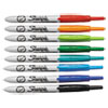 Retractable Permanent Marker Ultra Fine Tip Assorted Colors 8 Set