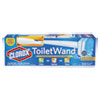 Toilet Wand Disposable Toilet Cleaning Kit Handle Caddy amp; Refills White