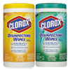 Disinfecting Wipes 7 x 8 Fresh Scent Citrus Blend 75 Canister 2 Pack