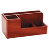 Wood Tones Desk Organizer Wood 4 1 4 x 8 3 4 x 4 1 8 Mahogany