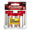 Fusion Advanced Alkaline Batteries D 4 Pack