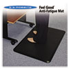 Feel Good Anti Fatigue Floor Mat 24 x 36 PVC Black