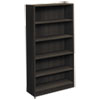 BL Laminate Series Five Shelf Bookcase 32w x 13 13 16d x 65 3 8h Espresso