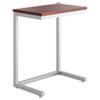 Occasional Cantilever Table 24w x 15d x 20 3 4h Chestnut Silver