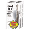 Icy Mechanical Pencil 0.5 mm Transparent Smoke Barrel 24 Pack