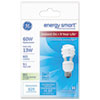Compact Fluorescent Bulb 13 Watts Spiral Soft White 2 Pack