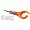 Fingertip Detail Knife Orange Stainless Steel Blade 1 3 4 quot;Blade