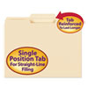 File Folder 1 3 Cut Second Position Reinforced Top Tab Letter Manila 100 Box