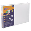 QuickFit Ledger D Ring View Binder 1 quot; Capacity 11 x 17 White