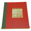 Section Sewn Lab Notebook Quadrille Red Cover 11 3 4 x 9 1 4 76 Shts Pad