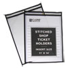 Shop Ticket Holders Stitched Both Sides Clear 75 quot; 11 x 14 25 BX