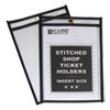 Shop Ticket Holders Stitched Both Sides Clear 50 quot; 6 x 9 25 BX