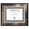 Director Series Document and Photo Frame 8 1 2 x 11 Mahogany Silver Frame