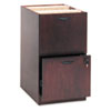 BSXBW2163NN - BW Veneer Series File/File Pedestal File, 15-5/8w x 22d x 27-3/4h, Mahogany