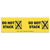 Shipping and Handling Self Adhesive Label 10 1 2 x 3 1 4 DO NOT STACK 100 PK
