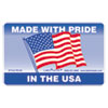 Warehouse Self Adhesive Label 5 1 4 x 3 MADE WITH PRIDE IN THE USA 500 Roll