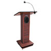 Elite Lecterns with Sound System 24w x 18d x 44h Mahogany