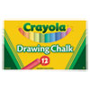 Colored Drawing Chalk 12 Assorted Colors 12 Sticks Set