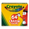 Classic Color Crayons in Flip Top Pack with Sharpener 64 Colors