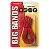 Big Bands Rubber Bands 7 x 1 8 Red 12 Pack